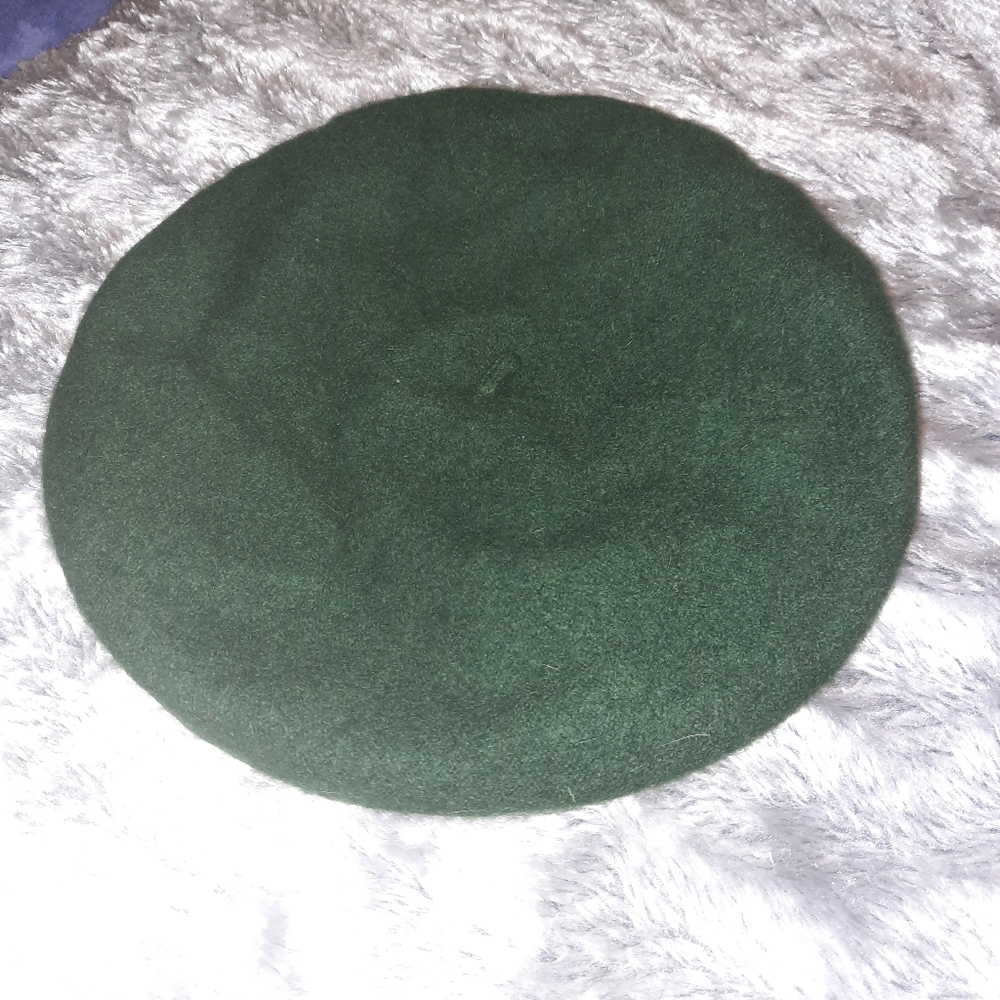 Green wool Hat